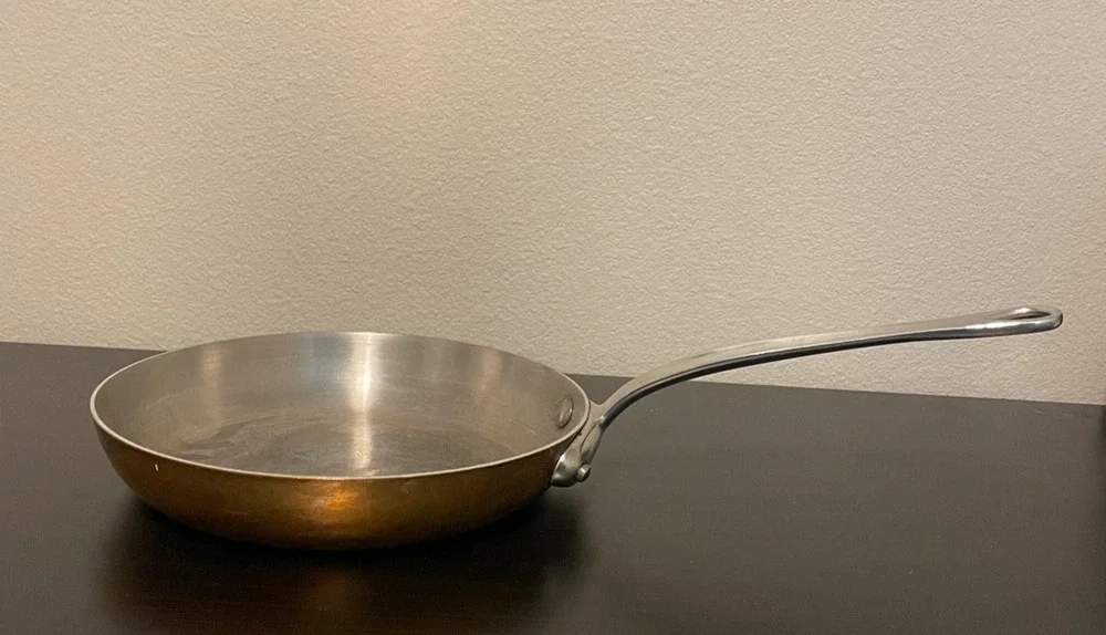 Mauviel Copper Frying Pan Stainless Steel Interior 8
